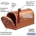 Salsbury Industries 4850A-COP Antique Rural Mailbox, Copper
