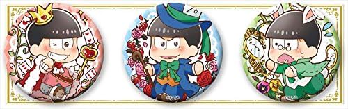 Purisshu Osomatsu san cans badge set Alice ver. Osomatsu&Karamatsu&Chorom atsu New from Japan