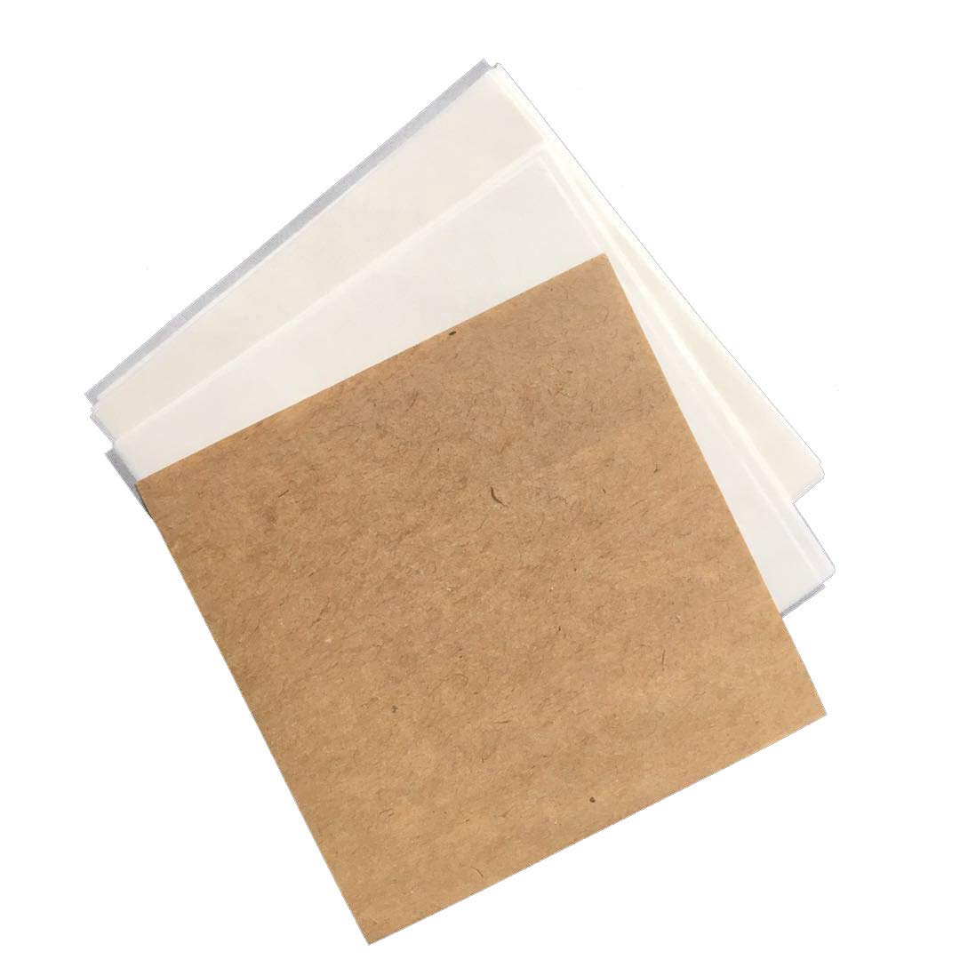 Weighing Paper Sheet High Gloss Scale Weigh Paper Non-Absorbing (150mm*150mm), white - Image 3