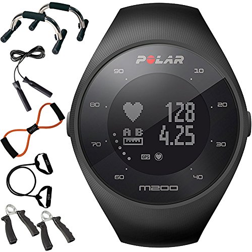Wrist-based Heart Rate Black + Sharper Image 7-in-1 Total Re