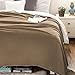 Bedsure Fleece Blankets Queen Size Camel - Bed Blanket Soft Lightweight Plush Fuzzy Cozy Luxury Microfiber, 90x90 inches
