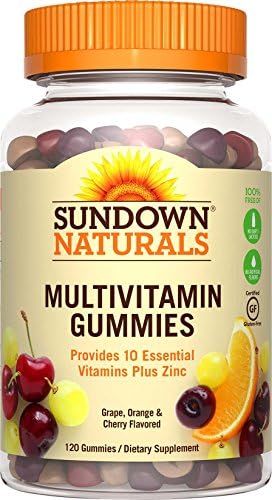 Rexall Sundown,Multivitamin Formula,Adult,Orange,Cherry&Grape,120Gummies