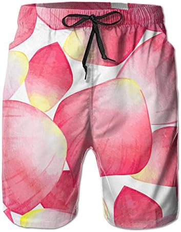 Gifts Red Petals Board Shorts For Men