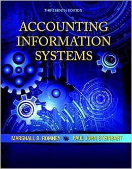 Accounting Information Systems 13th Edition Romney Marshall B Steinbart Paul J 9780133428537 Books Ca Accounting Information Systems 13th Edition Romney Marshall B Steinbart Paul J 9780133428537 Books Ca
