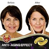 Eye Pads 24k Gold Eye Mask Anti-Aging Hyaluronic Acid Eye Patches Under Eye Mask for Moisturizing & Reducing Dark Circles Puffiness Wrinkles Eye Gel Pads from Puffy Eyes Collagen Eye Pads … (Blue)