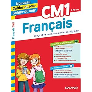 Français CM1 – Cahier du jour Cahier du soir