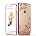 Urberry Iphone SE Case, Iphone 5 Case, Iphone 5S Case, 3d Bling Diamond Grass Print Case with a Screen Protector and Phone Bracket