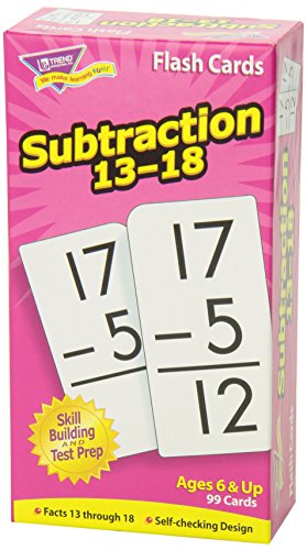 Skill Drill Flash Cards: Subtraction 13-18