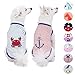 Blueberry Pet Soft & Comfy Summer Vacation Beach Cotton Dog T-Shirts, 2 Pack, Sunshine Sea Lover Striped Shirts Tank Top Clothes, Back Length 14