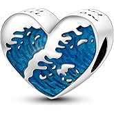 PANPOKI Sea Turtle 925 Sterling Silver Charms for Bracelets and Necklace Dangle Pendants Starfish Seashell Dolphin Shark Mermaid Bead Jewelry Present for Women Family Friends