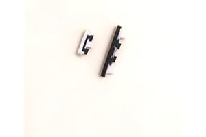 XINJUNKENG Power On Off Button + Volume Button Side Button Replacement Repair Part for Google Pixel 4XL 4 XL (Black)