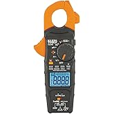 Klein Tools CL445 HVAC Clamp Meter, Auto-Ranging TRMS, NCVT, Measures Voltage, Current, Temperature, Micro Amps, Inrush and M