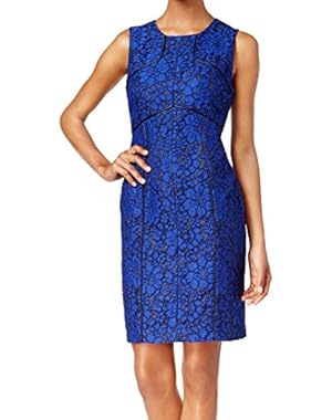 Calvin Klein Women's Lace Sheath Dress