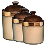 Casa Estebana 3 pc Canister Set - 1 Year Direct Manufacturer Warranty