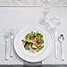 75 Pieces Heavy Duty (Silver) Plastic Silverware Set, Disposable Cutlery Set, Great for Parties, Weddings, and Catering, Flatware Utensils Included: 25 Forks, 25 Spoons, 25 Knives, Stock Your Home