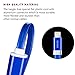 Compatible with iPhone Charger Cable, Acode EL Light Neon LED Flashlight High Speed 3ft Charging Cord Visible Flowing Light Glow in The Dark Tangle-Free Flat Data Cable