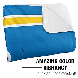 Rollins College Primary Logo Stripes Sherpa