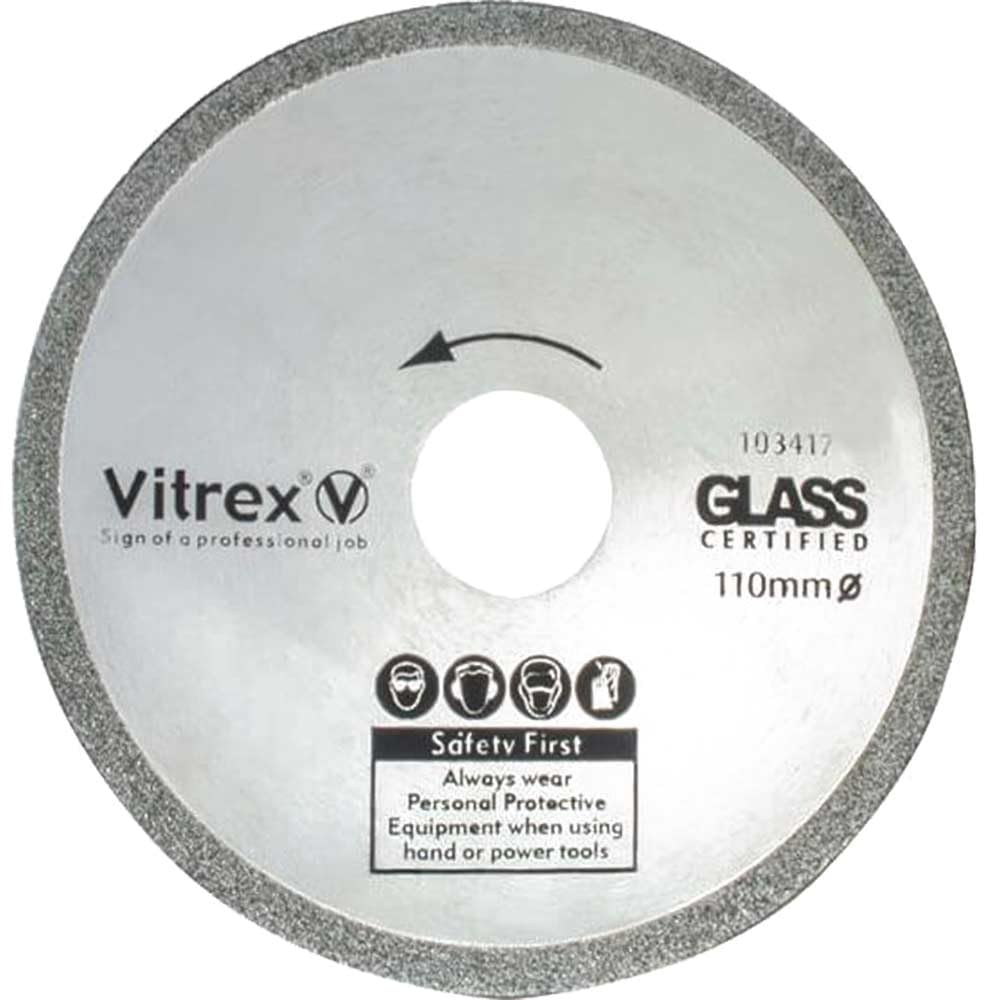Vitrex VIT103417 110mm Diamond Glass Blade
