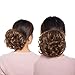 Gorgeous Combs Clip in Bun Claw on Updo Hair Wavy Curly Stretch Hair Extensions Messy Donut Chignons Synthetic Scrunchies Hairpiece Blonde Brown Black Ombre