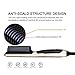 Hair straightening brush by JISELL – professional ceramic 2-in-1 ionic straightener comb with anti-scald feature，Can also be used for men’s beard straightenersthumb 3
