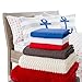 Where The Polka Dots Roam Full-Queen Size Bedding Duvet Cover Nautical Anchor Print 3 Piece Set Unisex, Soft Brushed Microfiber, Durable, Wrinkle-Resistant, Allergy Free for Adults, Men, Women, Teens