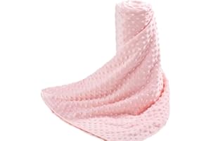 Acdyion Weighted Blankets Removable Duvet Cover for Adults Queen Size (60"x80"),Heavy Blanket Duvet Cover with Soft and Comfort Minky with 12 Ties,Machine Washable Soft Weighted Blanket Cover (Pink)