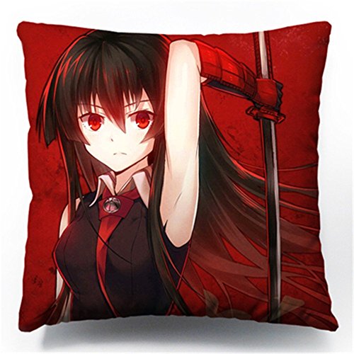 Siawasey Anime Akame Ga Kill Cartoon Pillow Cushion Double Sided