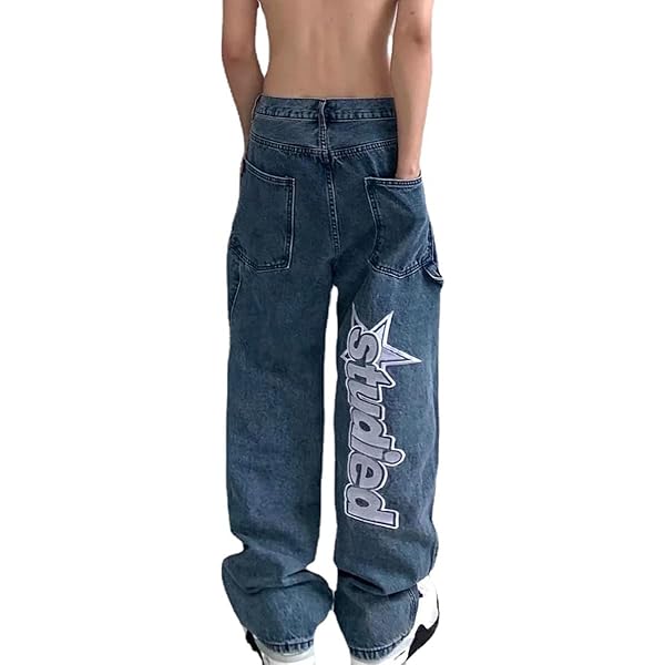 American Vintage Denim Pants ins Trendy European and
