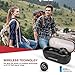 Alphasonik True Wireless Earbuds Bluetooth Noise Isolating Water-resistant Headphones Touch Control Sports in-Ear Earbud TWS Stereo Sound Mini Headset Built-in Mic Extra Bass Portable Charging Case