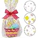 Gift Boutique - 6 Pack Happy Easter Jumbo Cello Basket Bags 22