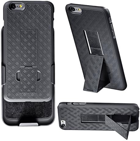 Encust Kick-Stand Shell Belt Clip Holster Combo Case for iPhone 6/6s