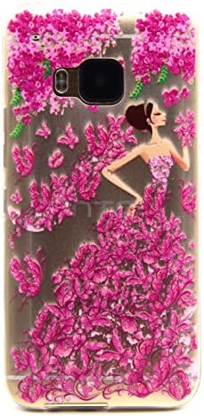 M9 Case, HTC One M9 Case, Lanstyle Protective Soft Gel TPU Case Cover for HTC One M9 (beauty)