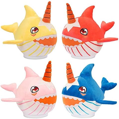 boastvi Plush Doll Voice Activated Singing Plush Toy - Shark Narwhal Spinning Toy