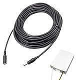 ANTOU CCTV 30ft (10m) 2.1x5.5mm DC 12V Power Extension Cord for CCTV Security IP Cameras, IR Illuminator，LED light strip