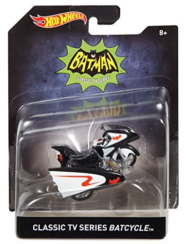 Hot Wheels Classic TV Series Batcycle Vehicle Hot Wheels Classic TV Series Batcycle Vehicle