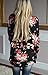 Womens Kimono Cardigans for Women Floral Cardigan Blouse Comfy Boho Wrap Casual Cover up Tops Outwear Black XL
