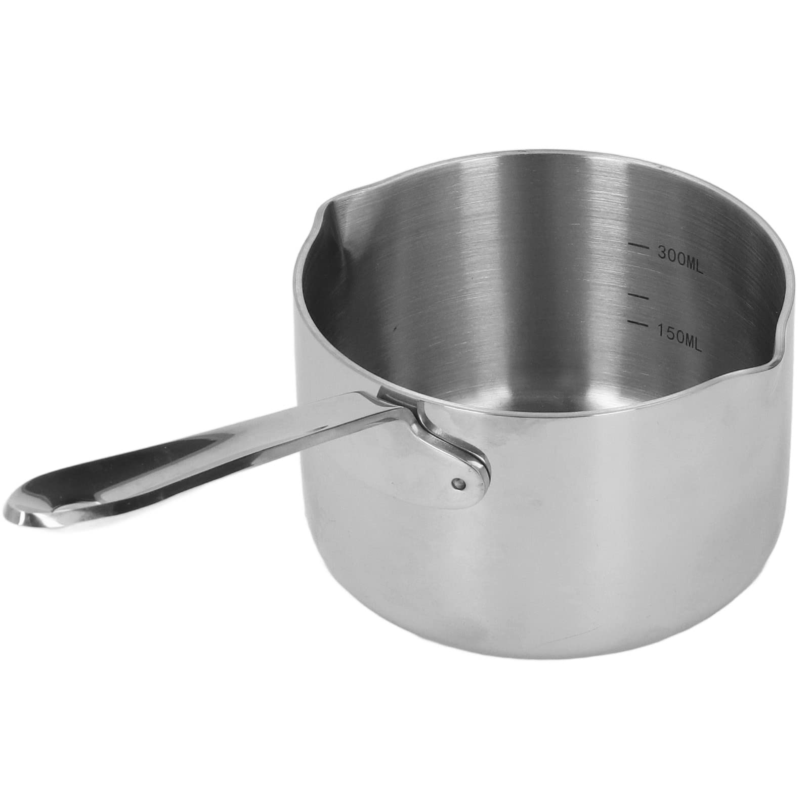 Milk Pot, Induction Bottom Stainless Steel Butter Melting Pot for Melting Chocolate
