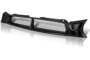 Spec-D Tuning Front Mesh Hood Grille Black Compatible with 2002-2003 Subaru Impreza WRX/WRX STI