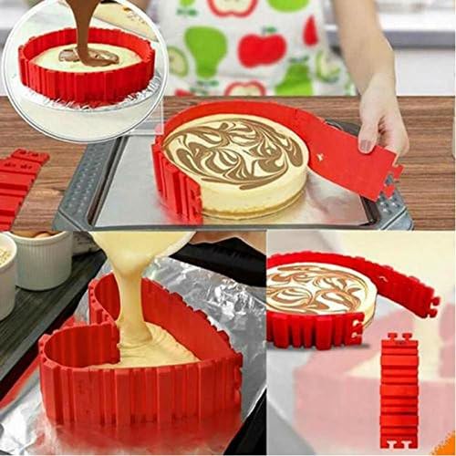OKOKMALL US--4x Silicone Cake Mold Magic Bake Snakes Create Chape Nonstick Tray Baking Mould