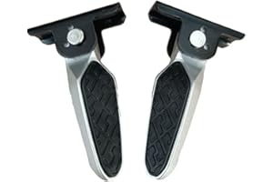 1 Pair Bike Rear Pedals Aluminium Alloy Folding Bike Pegs for Ebikes Motorcycle