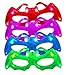 Exclusive Gifts Toys & More Best Party Favors of 2016! 12 Piece Batman Light Up Flashing Glasses for Children (4 Colors: Red, Green, Blue, & Pink)- with Push On/Off Button for All Occasions
