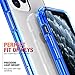 Mkeke Compatible with iPhone 11 Pro Case, Clear Anti-Scratch Shockproof Cases Cover for iPhone 11 Pro 5.8 inch-Blue