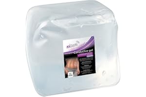 Absonic Conductive Gel for Cavitation Machine, Ultrasound Gel for Baby Doppler - Clear Ultrasonic Gel for Body Sculpting, Microcurrent, Water-Based - 5 L Pack