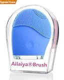 Silicone Cleanser Ailaiya Waterproof Multifunctional Electric Facial Cleansing Brush (blue)