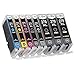 LxTek Compatible Ink Cartridge Set For Canon PGI-270XL 270XL 270 XL CLI-271XL 271XL (3 PGBK|1 Cyan|1 Magenta|1 Yellow|1 Gray |1 Black) 8 Pack For Canon PIXMA MG5720 MG7720 MG6821 MG6820 MG6822 MG5721