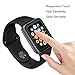 Screen Protector for Apple Watch [Exclusive to Series 3], AUNEOS Series 3 42MM Protector for Apple Watch [Self-Absorption] Tempered Glass Cover for Apple Watch Nike+, Hermès, Edition (Black, 42mm)