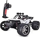 TOZO C2035 RC CARS High Speed 30MPH 1/12 Scale RTR Remote control Brushed Monster Truck Off road Car Big Foot RC 2WD ELECTRIC POWER BUGGY W/2.4G Challenger White