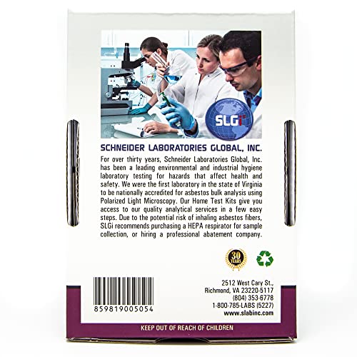 Asbestos Test Kit 1 PK (5 Bus. Days) Schneider Labs Pricepulse