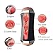 Male Masturbator Sexymate Double Ended Pocket Pussy Metal Realistic Vigina Male Masturbators Tunnel Travel Masturbator Realistic Sexy Blonde Pussy Molded (Vibrating Male Masturbator)