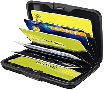 Zodaca Aluminum Coated Pocket Card Case Wallet Credit Card Holder for Men//Women